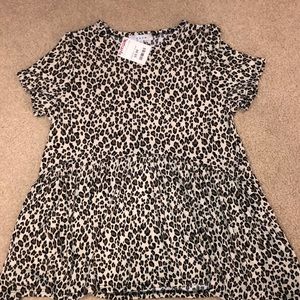 Women's Cheetah print top